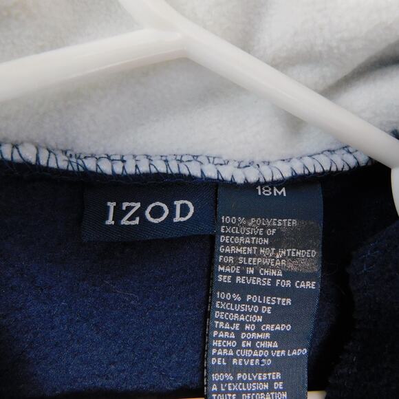 Izod - Kids - Toddler Navy Pullover Jacket - Size 18 Months - Picture 6 of 7